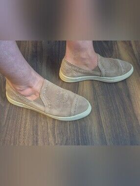 📢2/25‼️ Natural Suede Slip-On Casual Sneakers